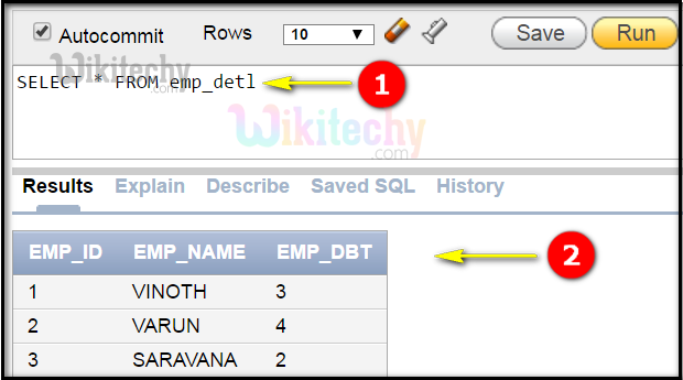  oracle check output